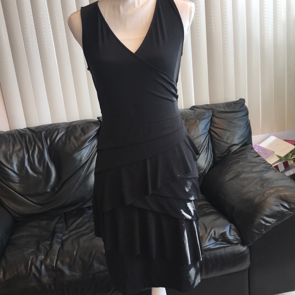 New York and company Black Tiered dress
